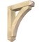 Ekena Millwork Thorton Arts and Crafts Rough Sawn Bracket w/ Offset Brace, Douglas Fir, 6"W x 26"D x 30"H BKT0604X26X30THR03RDF - alternate 1